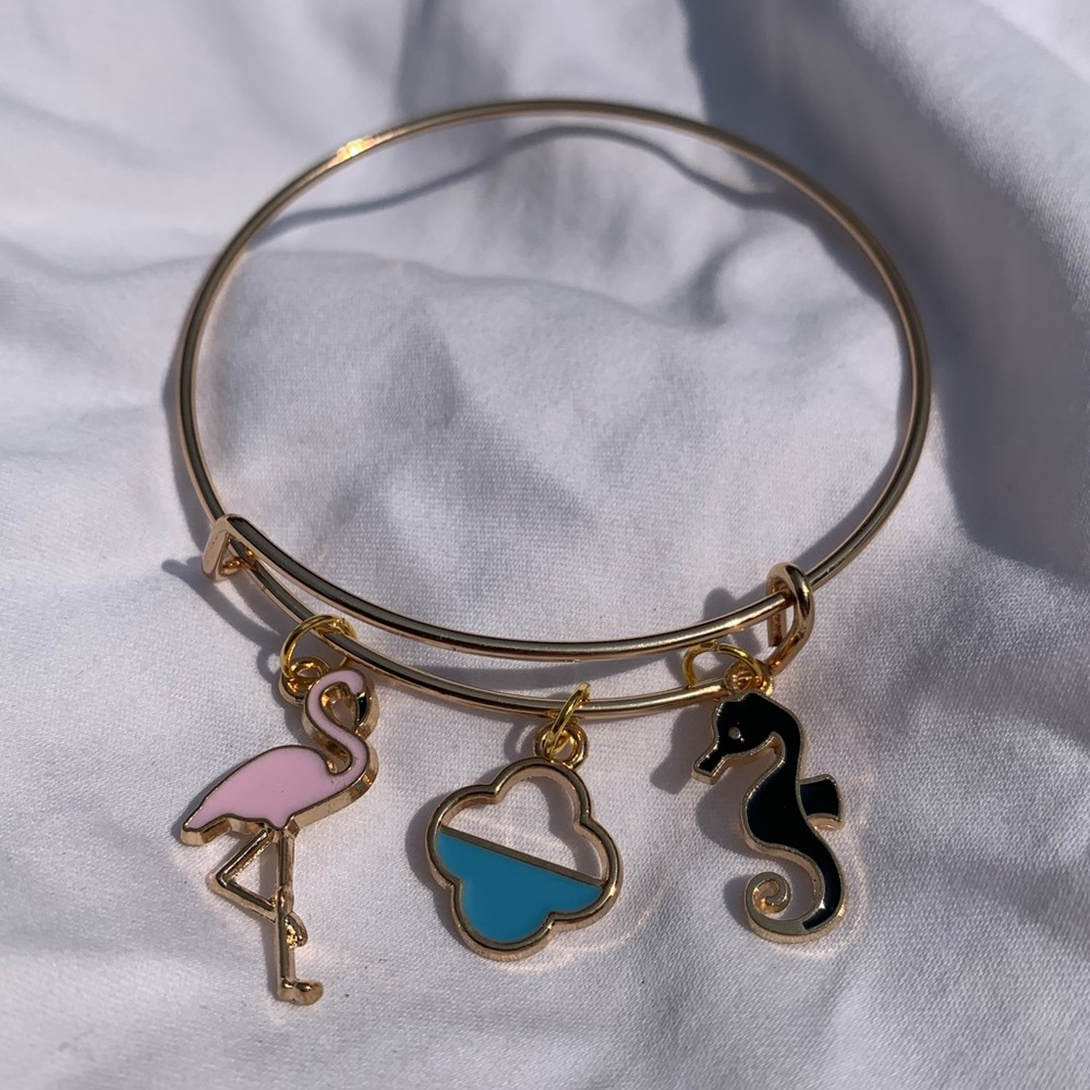 Brand New! Handmade! Adjustable Charm Bracelet - Picture 2 of 3